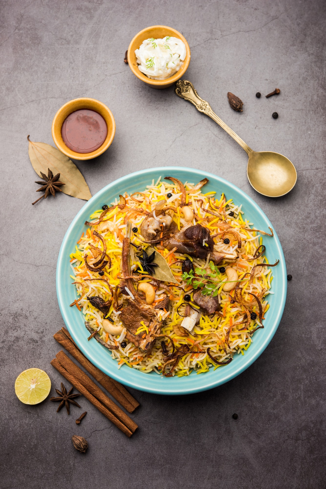 Gosht Pulao Or Mutton Biryani  - Popular Indian Non vegetarian food